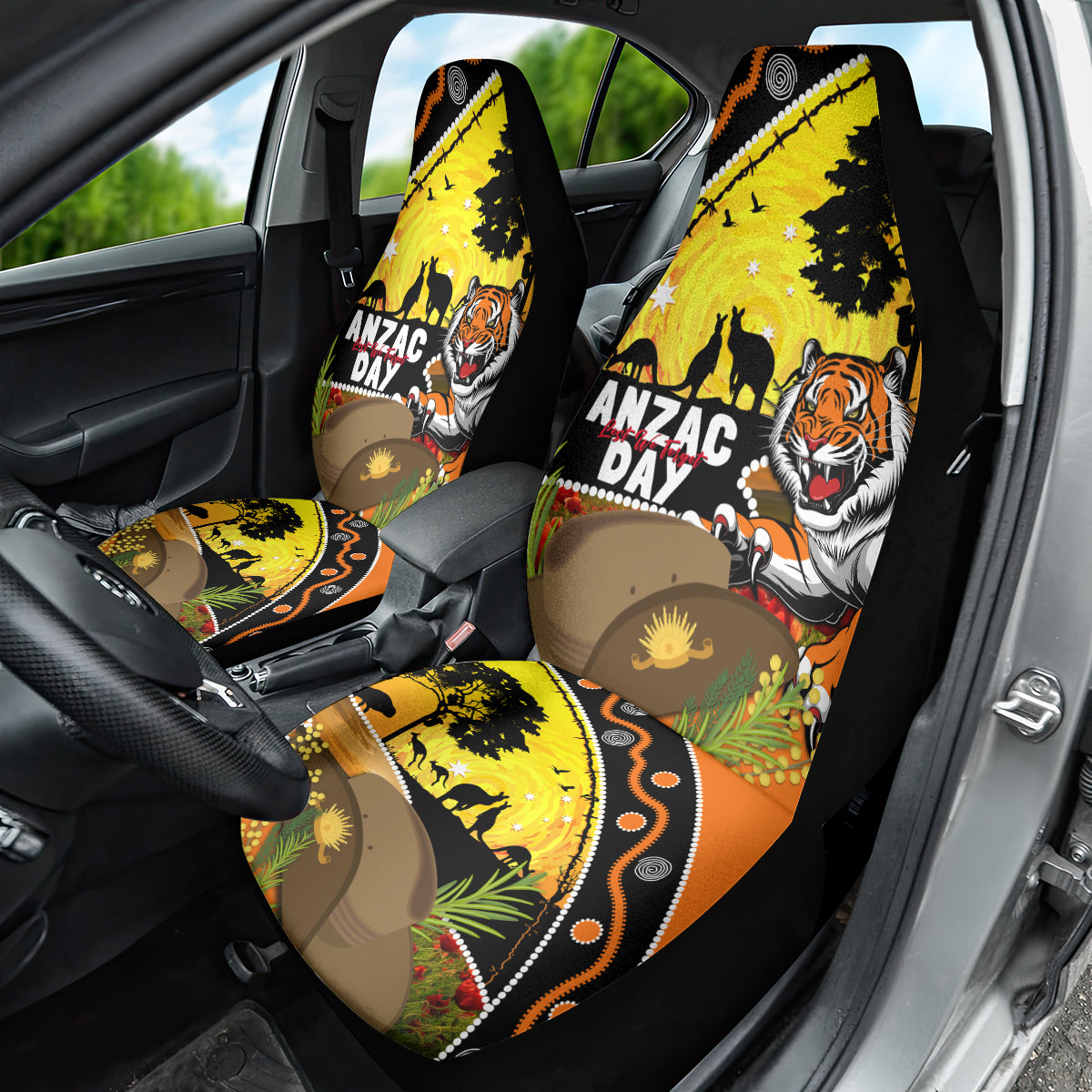 Tigers Rugby ANZAC Day Car Seat Cover Wests Mascot Rosemary Starry Night