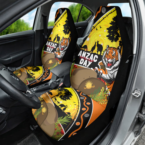 Tigers Rugby ANZAC Day Car Seat Cover Wests Mascot Rosemary Starry Night