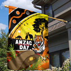 Tigers Rugby ANZAC Day Garden Flag Wests Mascot Rosemary Starry Night