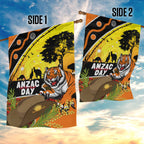 Tigers Rugby ANZAC Day Garden Flag Wests Mascot Rosemary Starry Night