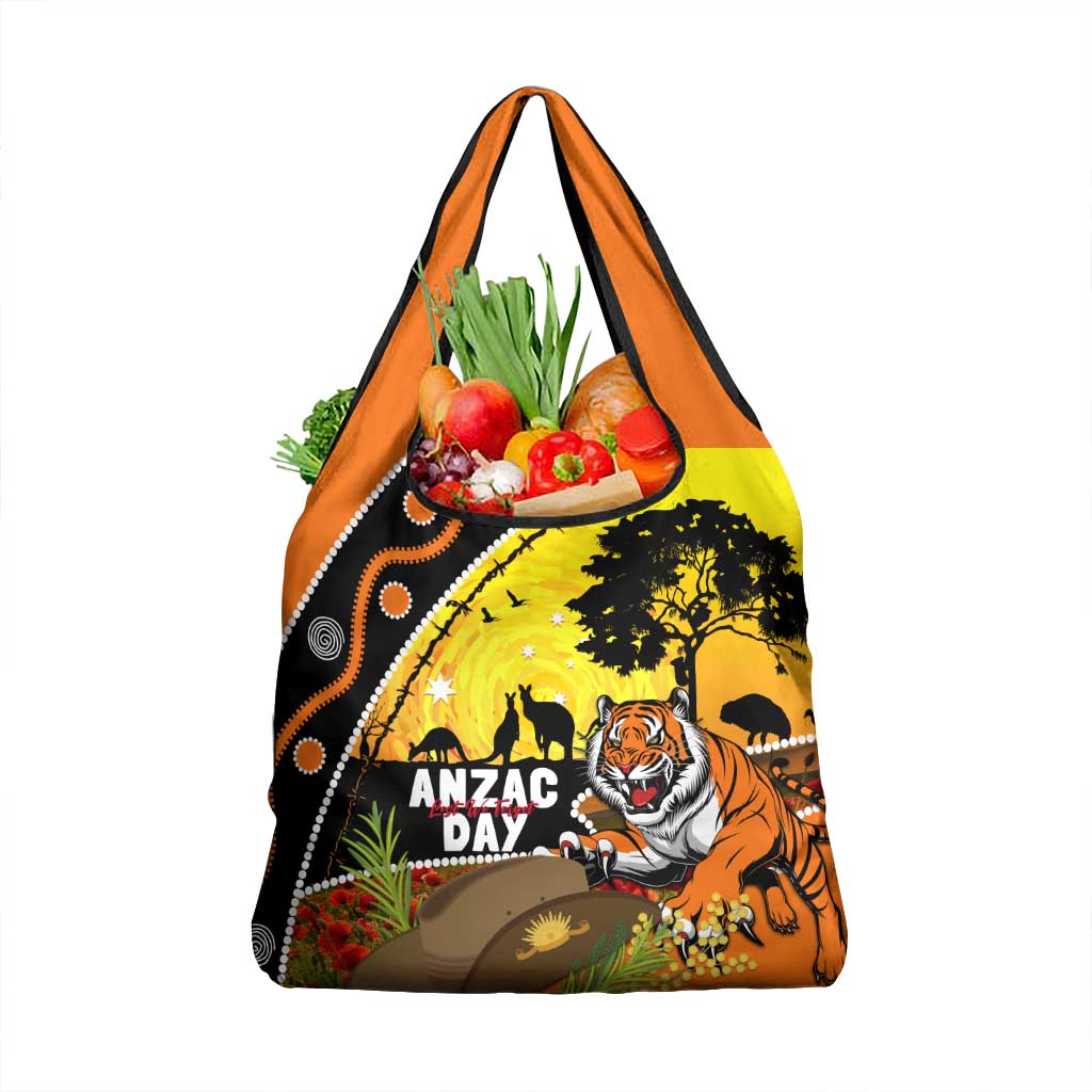 Tigers Rugby ANZAC Day Grocery Bag Wests Mascot Rosemary Starry Night