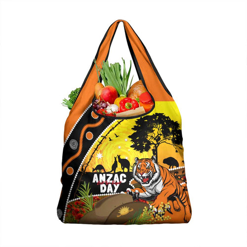 Tigers Rugby ANZAC Day Grocery Bag Wests Mascot Rosemary Starry Night