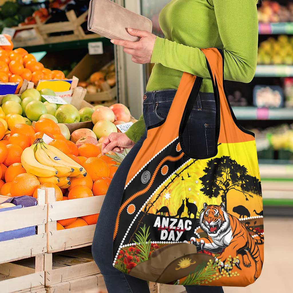 Tigers Rugby ANZAC Day Grocery Bag Wests Mascot Rosemary Starry Night