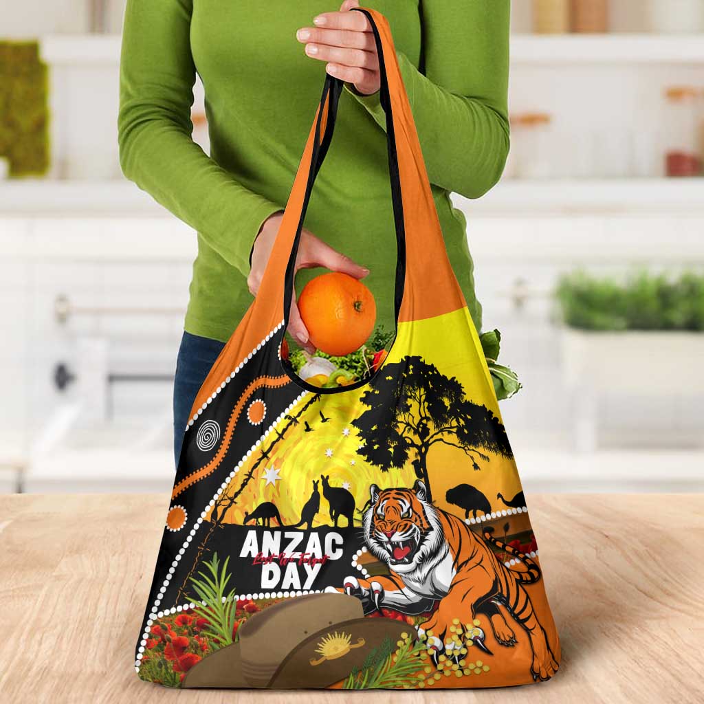 Tigers Rugby ANZAC Day Grocery Bag Wests Mascot Rosemary Starry Night