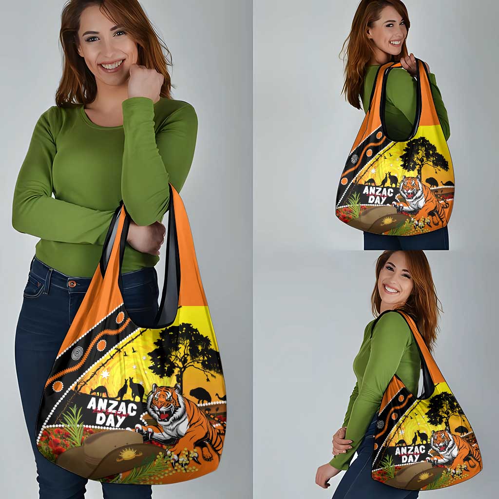 Tigers Rugby ANZAC Day Grocery Bag Wests Mascot Rosemary Starry Night