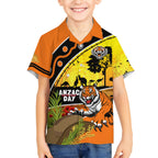 Tigers Rugby ANZAC Day Hawaiian Shirt Wests Mascot Rosemary Starry Night
