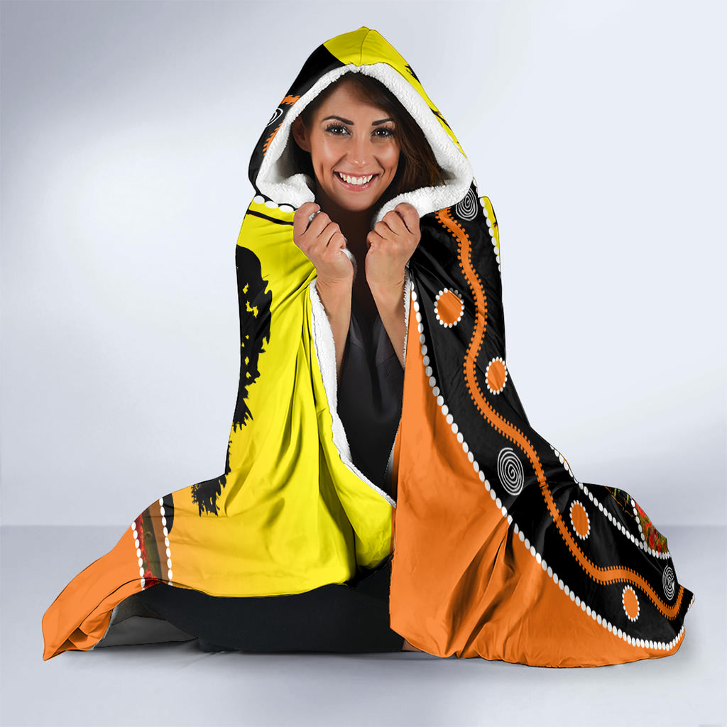 Tigers Rugby ANZAC Day Hooded Blanket Wests Mascot Rosemary Starry Night