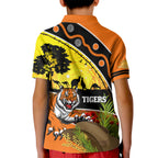 Tigers Rugby ANZAC Day Kid Polo Shirt Wests Mascot Rosemary Starry Night
