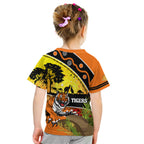 Tigers Rugby ANZAC Day Kid T Shirt Wests Mascot Rosemary Starry Night