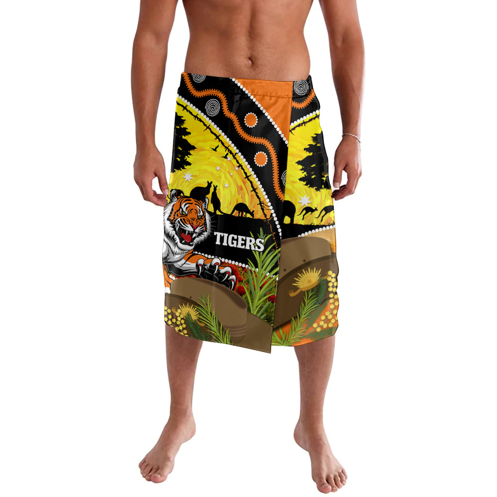 Tigers Rugby ANZAC Day Lavalava Wests Mascot Rosemary Starry Night