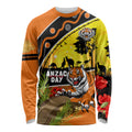Tigers Rugby ANZAC Day Long Sleeve Shirt Wests Mascot Rosemary Starry Night