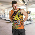 Tigers Rugby ANZAC Day Men Tank Top Wests Mascot Rosemary Starry Night