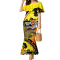 Tigers Rugby ANZAC Day Mermaid Dress Wests Mascot Rosemary Starry Night