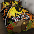 Tigers Rugby ANZAC Day Quilt Bed Set Wests Mascot Rosemary Starry Night