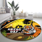 Tigers Rugby ANZAC Day Round Carpet Wests Mascot Rosemary Starry Night