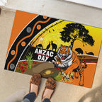 Tigers Rugby ANZAC Day Rubber Doormat Wests Mascot Rosemary Starry Night