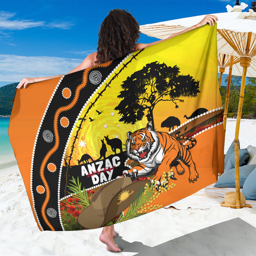 Tigers Rugby ANZAC Day Sarong Wests Mascot Rosemary Starry Night