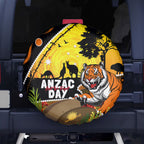 Tigers Rugby ANZAC Day Spare Tire Cover Wests Mascot Rosemary Starry Night