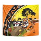 Tigers Rugby ANZAC Day Tapestry Wests Mascot Rosemary Starry Night