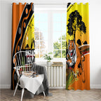 Tigers Rugby ANZAC Day Window Curtain Wests Mascot Rosemary Starry Night