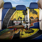 Warriors Rugby ANZAC Day Back Car Seat Cover New Zealand Wahs Tiki Mascot Rosemary Starry Night