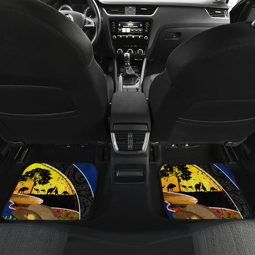 Warriors Rugby ANZAC Day Car Mats New Zealand Wahs Tiki Mascot Rosemary Starry Night