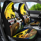 Warriors Rugby ANZAC Day Car Seat Cover New Zealand Wahs Tiki Mascot Rosemary Starry Night