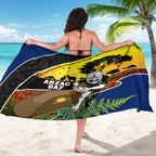 Warriors Rugby ANZAC Day Sarong New Zealand Wahs Tiki Mascot Rosemary Starry Night