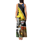 Warriors Rugby ANZAC Day Tank Maxi Dress New Zealand Wahs Tiki Mascot Rosemary Starry Night