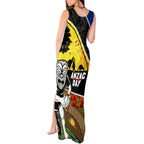 Warriors Rugby ANZAC Day Tank Maxi Dress New Zealand Wahs Tiki Mascot Rosemary Starry Night