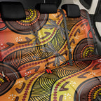 Australian Dragonfly Indigenous Art Back Car Seat Cover