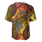 Australian Dragonfly Indigenous Art Baseball Jersey