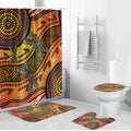 Australian Dragonfly Indigenous Art Bathroom Set