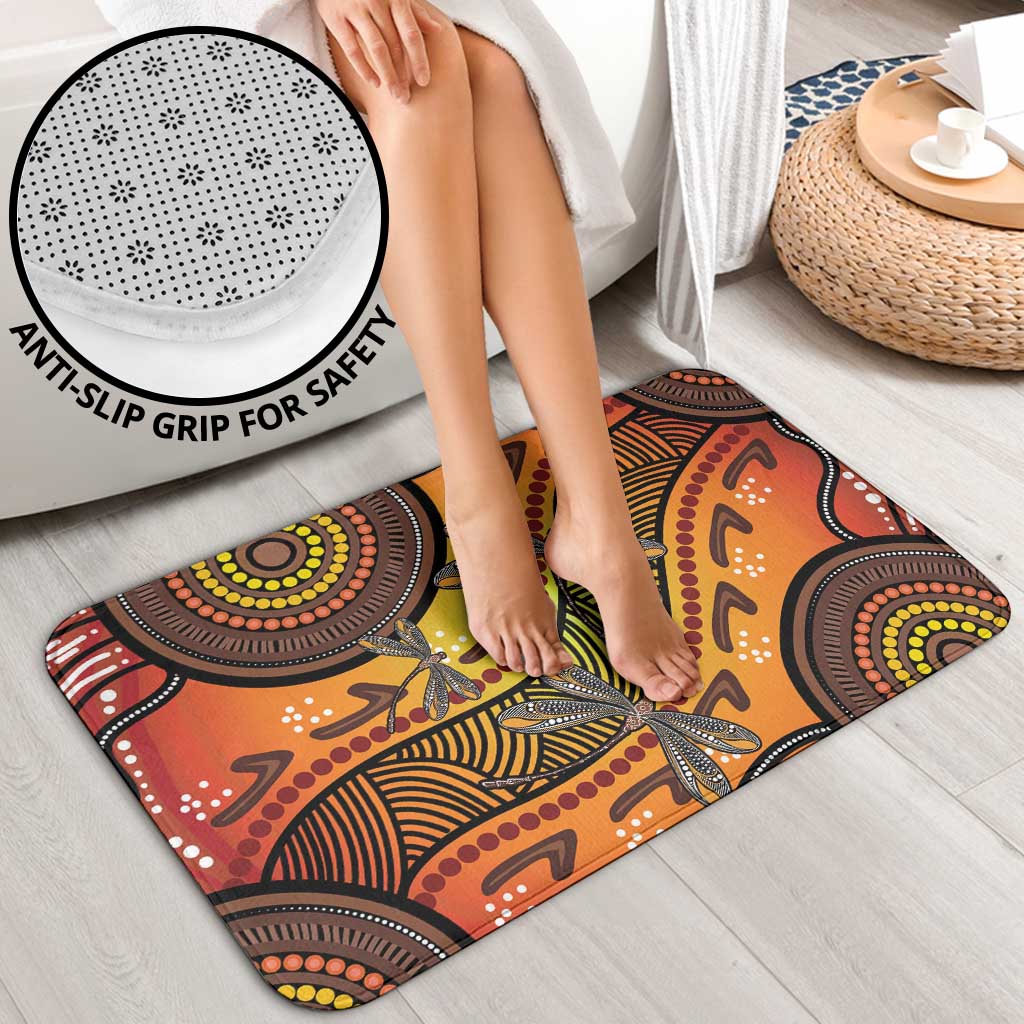 Australian Dragonfly Indigenous Art Bathroom Set