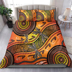 Australian Dragonfly Indigenous Art Bedding Set