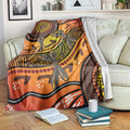 Australian Dragonfly Indigenous Art Blanket
