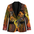 Australian Dragonfly Indigenous Art Blazer