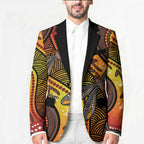 Australian Dragonfly Indigenous Art Blazer