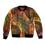 Australian Dragonfly Indigenous Art Bomber Jacket