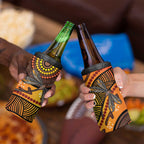 Australian Dragonfly Indigenous Art 4 in 1 Can Cooler Tumbler