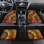 Australian Dragonfly Indigenous Art Car Mats
