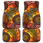 Australian Dragonfly Indigenous Art Car Mats