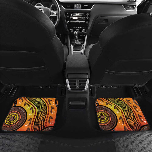 Australian Dragonfly Indigenous Art Car Mats