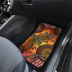 Australian Dragonfly Indigenous Art Car Mats