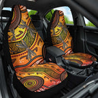 Australian Dragonfly Indigenous Art Car Seat Cover