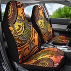 Australian Dragonfly Indigenous Art Car Seat Cover