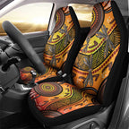 Australian Dragonfly Indigenous Art Car Seat Cover