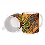 Australian Dragonfly Indigenous Art Ceramic Mug