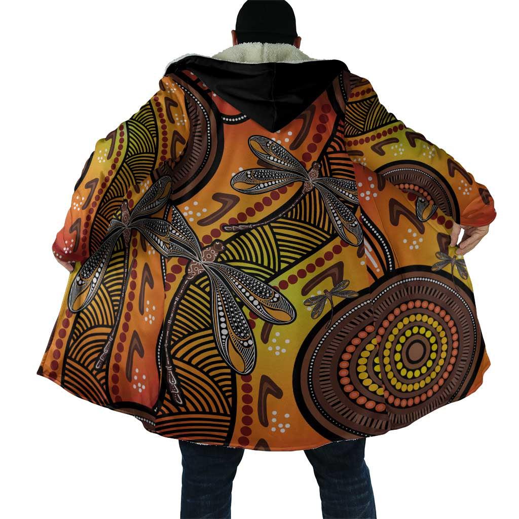 Australian Dragonfly Indigenous Art Cloak