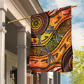 Australian Dragonfly Indigenous Art Garden Flag